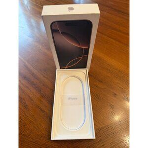 IPhone 16 Pro Empty Box No Phone Desert Titanium 128GB